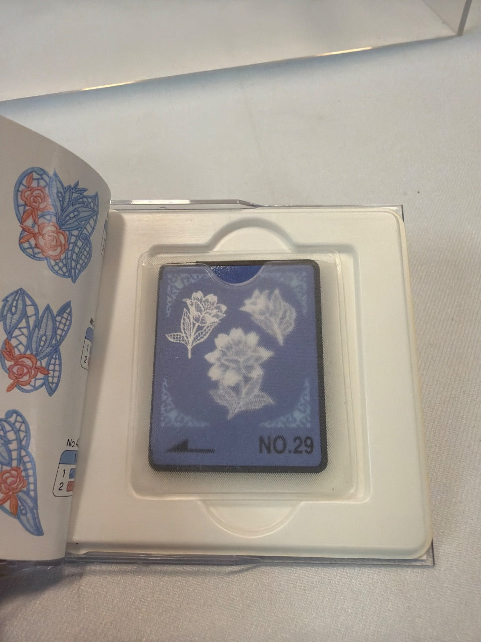 Brother Embroidery Card No. 29, Lace Floral Motifs