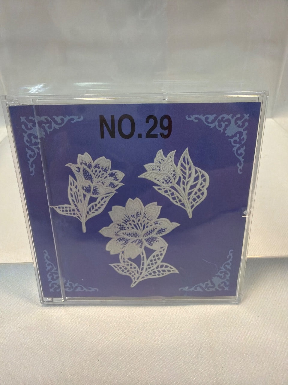 Brother Embroidery Card No. 29, Lace Floral Motifs