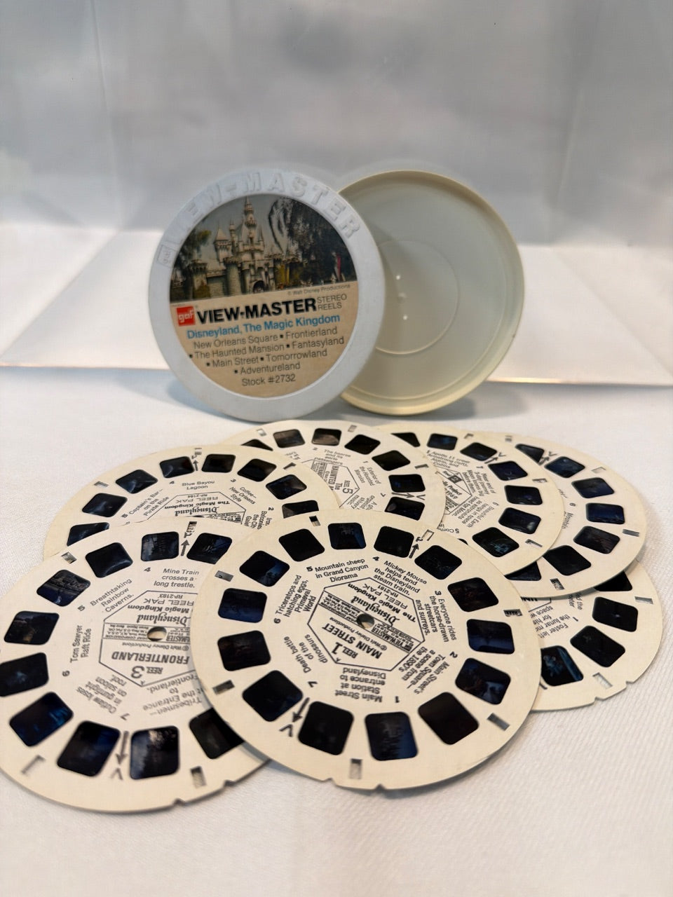 1970s Gaf View-Master Disneyland, The Magic Kingdom 7-Reel Stereo Pack